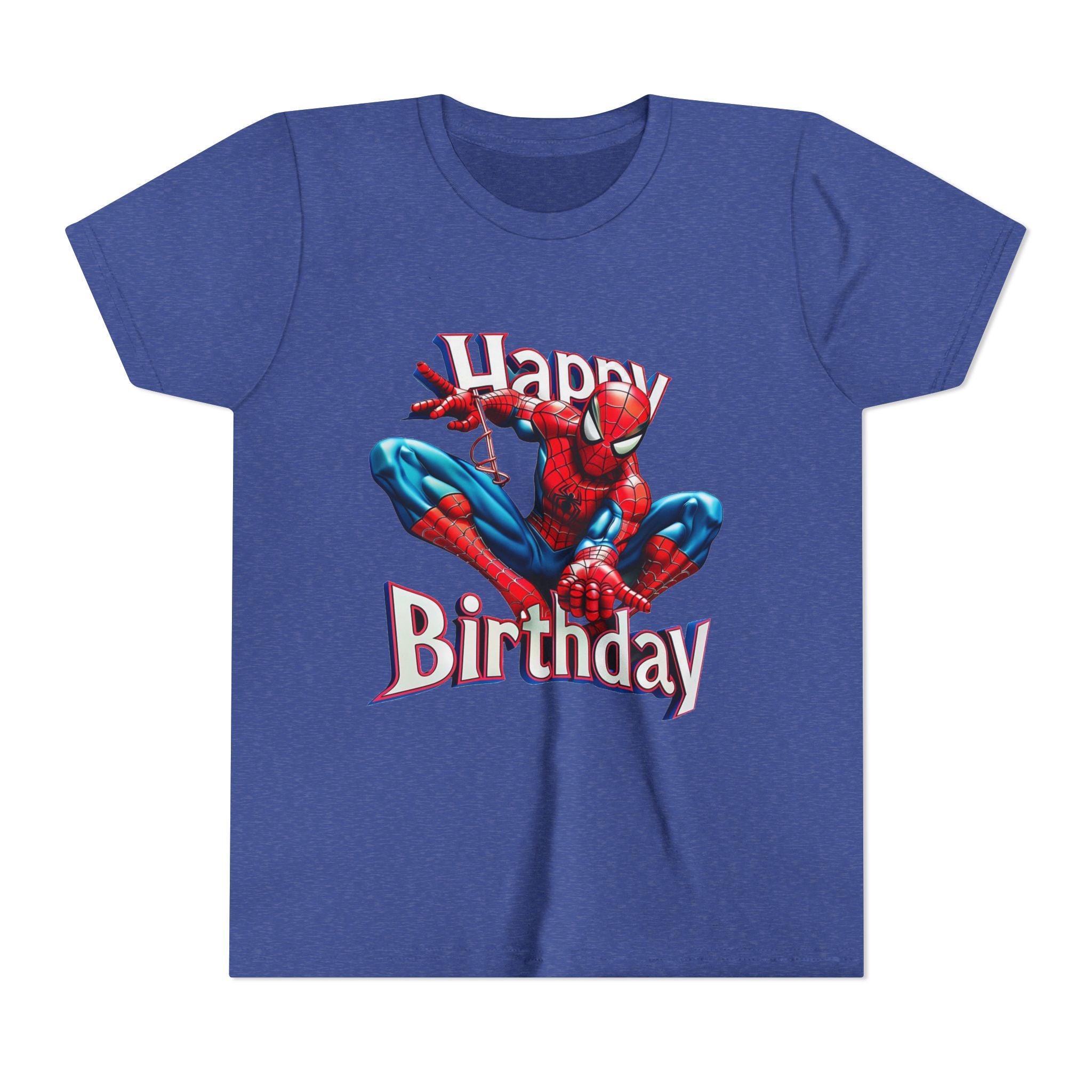 Spider Hero "Happy Birthday" Youth Tee