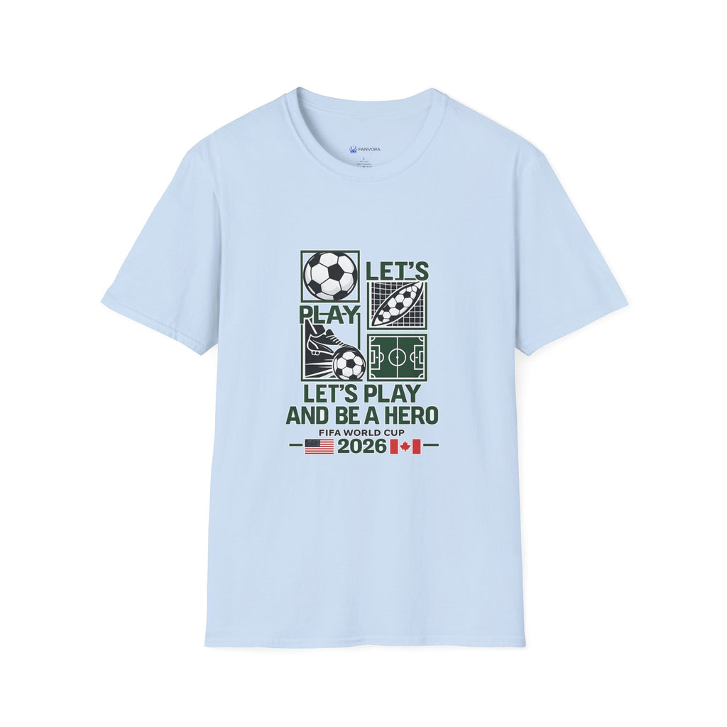 Soccer "Let's Play" T-Shirt — Fan Tee