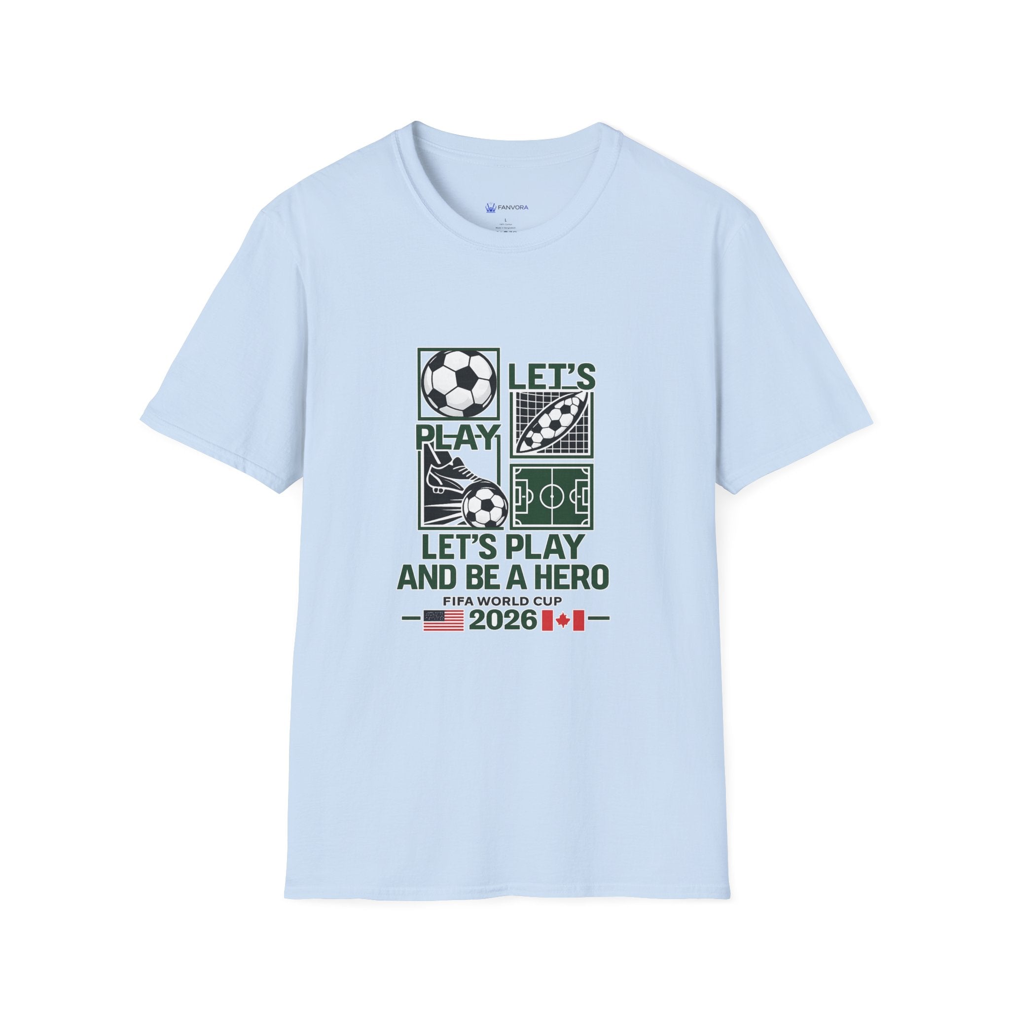 Soccer "Let's Play" T-Shirt — Fan Tee