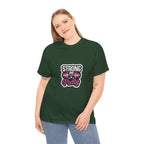 Strong and Pretty Tee — 'Strong and Pretty' Fitness Graphic T-Shirt