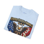 United States of America 250th Anniversary Eagle T-Shirt design.