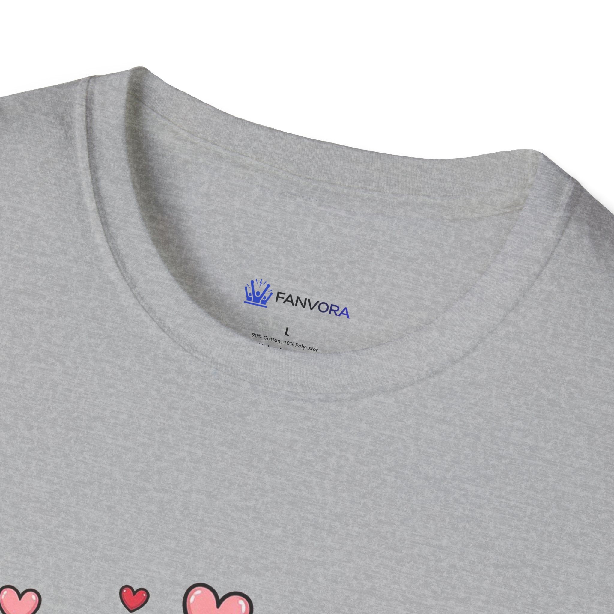 Cute Couples Heart T-Shirt — "You Make My Heart Happy" Valentine's Tee