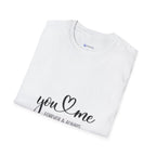 Couples T‑Shirt — "you  me" Romantic Tee (Forever & Always)