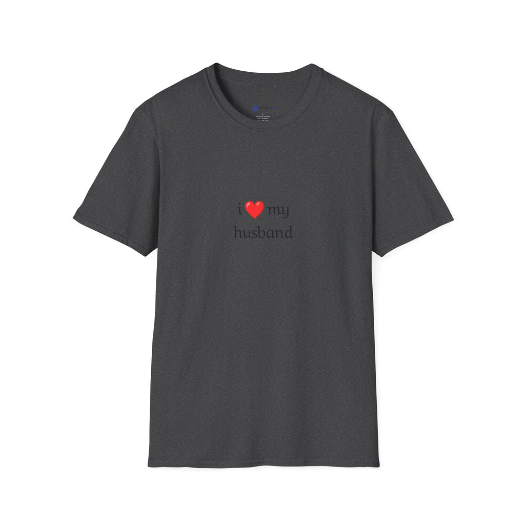I  My Husband T-Shirt — Cute Romantic Tee for Wives, Anniversary & Valentine's Gift