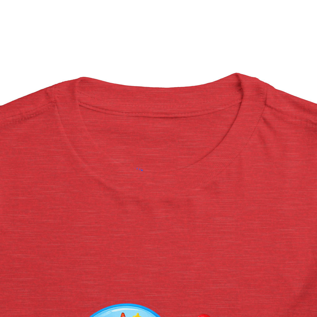 2nd Birthday Toddler Tee — Happy Birthday Number 2 with Cars & Balloons