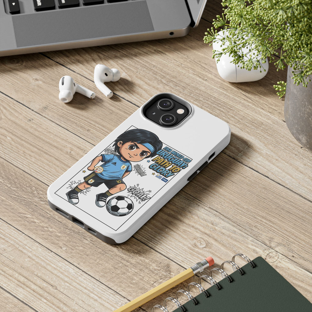 Uruguay Soccer Phone Case — Path to Glory "Goal!" Design