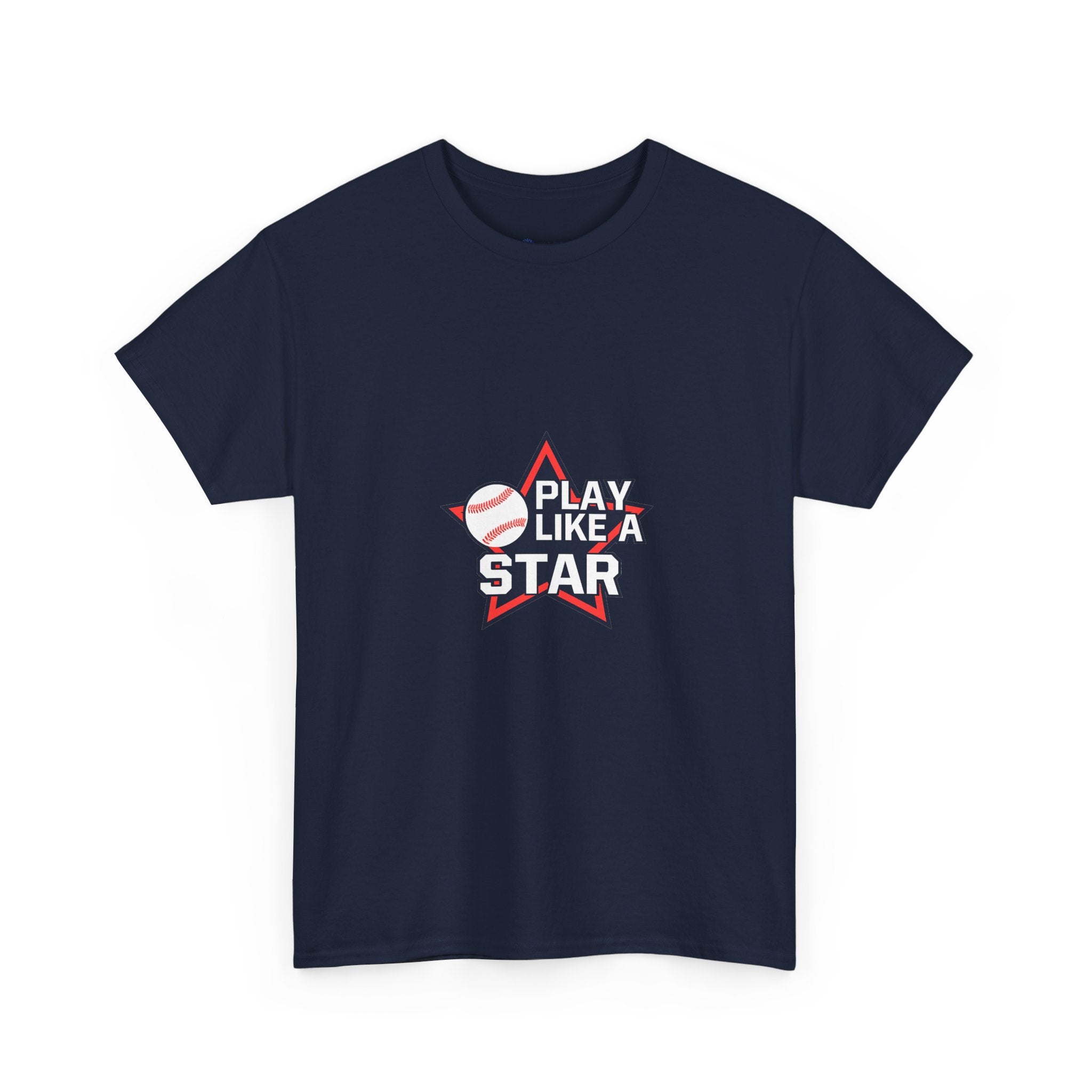 Play Like a Star Baseball Tee — Kids & Youth Sports Shirt