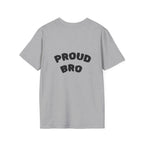 Graduation Day T-Shirt — "Proud Bro" Back Graphic.