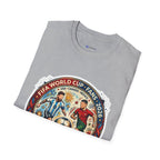Unisex - Legends Unite Fans’ Choice World Cup T-Shirt — “Survival Pack: Chips & Hope”.
