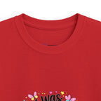 Kids Tee — ‘I Was 6 Now I’m 7’ Birthday Girl Cute Floral Design
