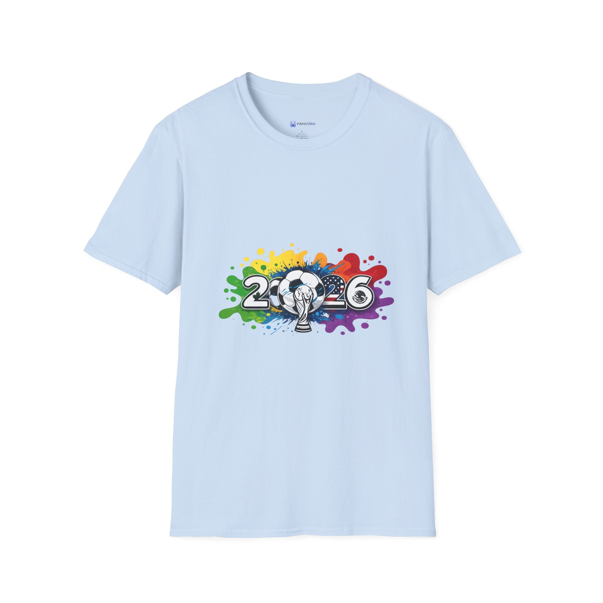 2026 Rainbow Soccer T‑Shirt — Pride Soccer Fan Shirt