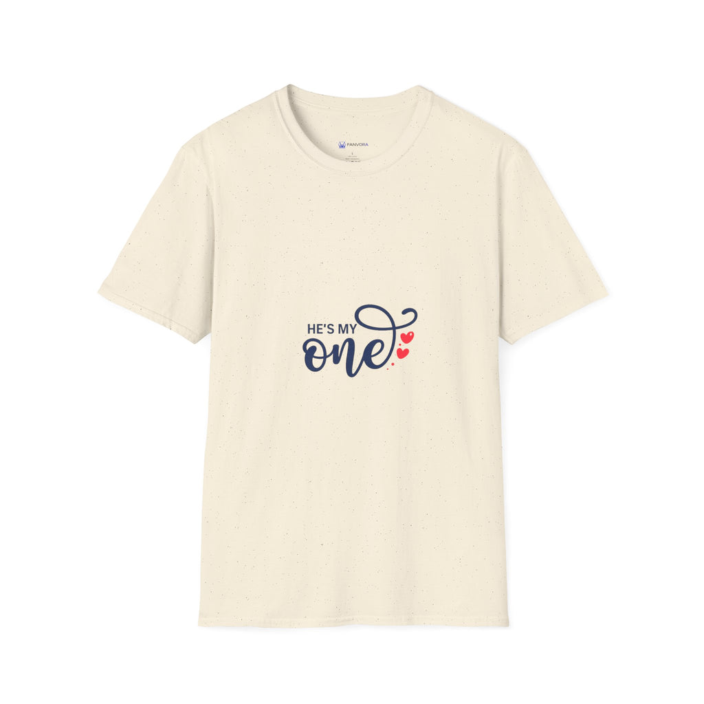 He's My One T-Shirt — Romantic Couples Valentine's Tee