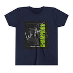Youth Tee — "We Are Champions" Soccer Champion Graphic Shirt