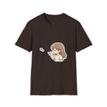 Kawaii Girl Blowing Hearts T-Shirt — Cute Anime Graphic Tee