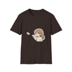 Kawaii Girl Blowing Hearts T-Shirt — Cute Anime Graphic Tee