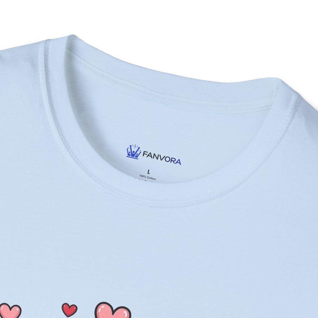 Cute Couples Heart T-Shirt — "You Make My Heart Happy" Valentine's Tee