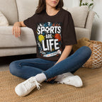 Sports Are Life T‑Shirt — Multi‑Sport Athletic Graphic Tee black sports.