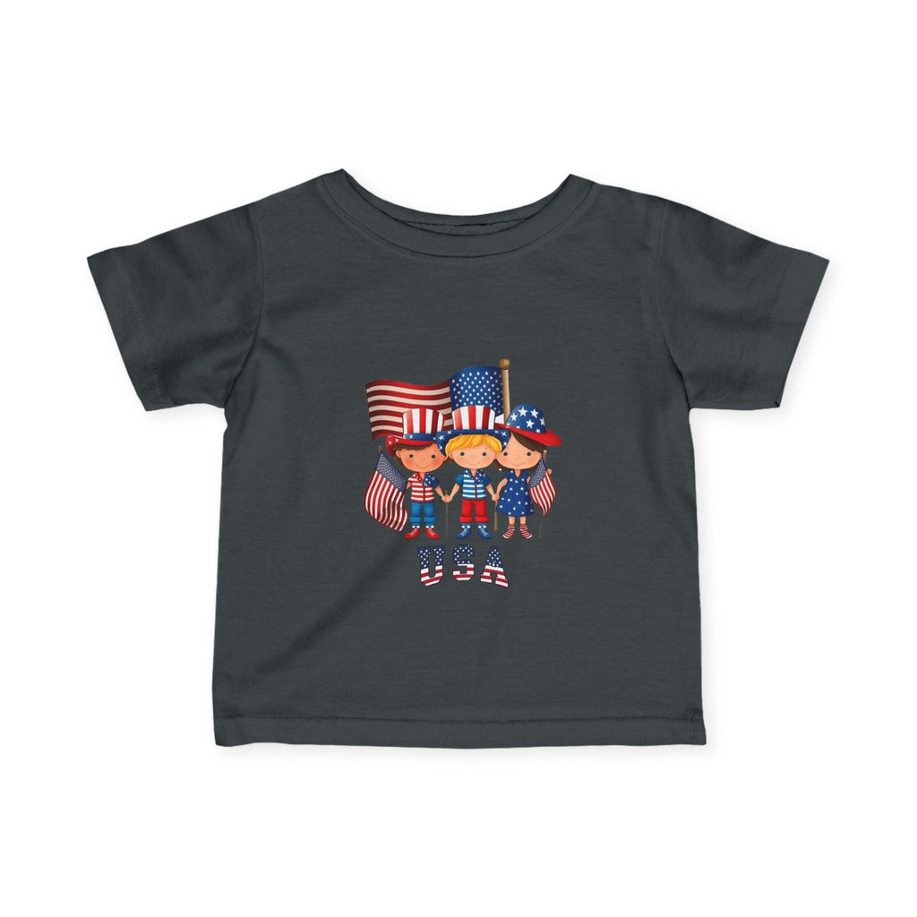 Infant 4th of July Tee — Cute USA Baby Patriotic Shirt.