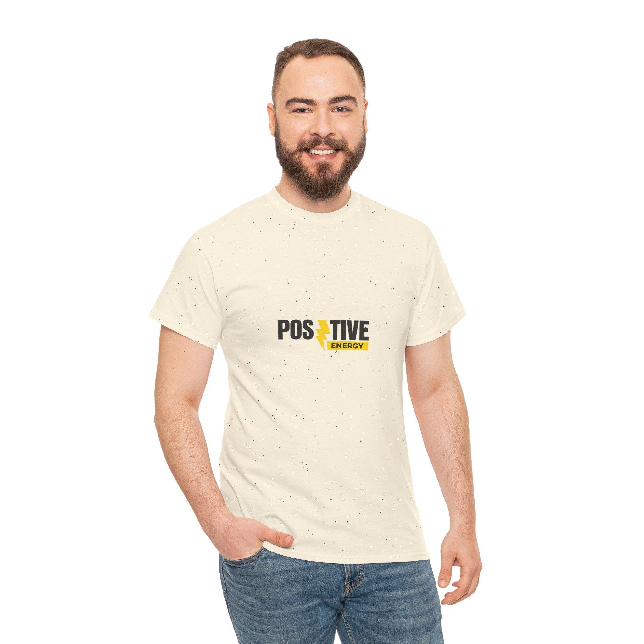 Positive Energy T-Shirt — Minimal Motivational Tee