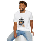 Cats Cats Cats T-Shirt — Cute Kitten Graphic Tee for Cat Lovers