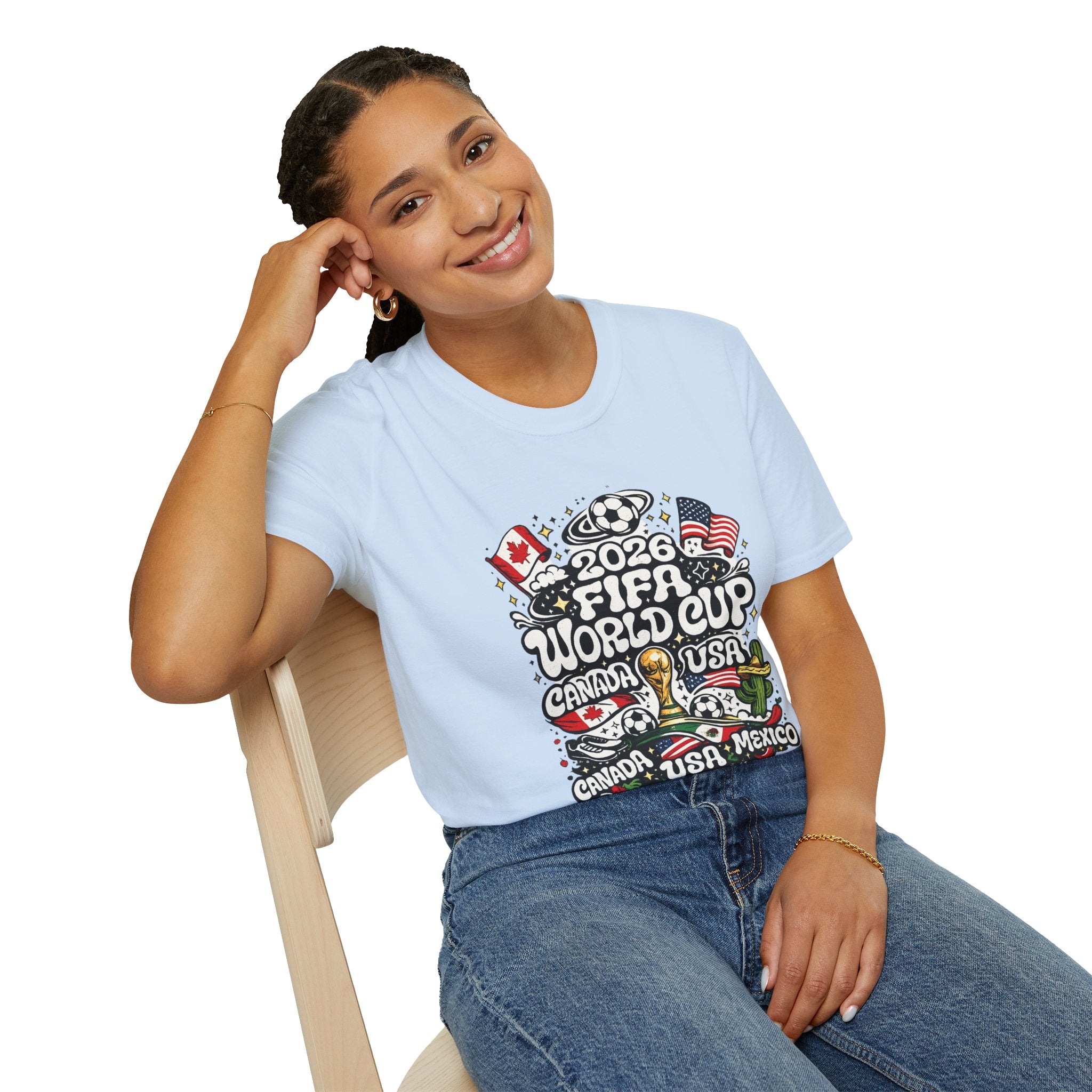 soccer T-Shirt — Canada USA Mexico Fans Shirt