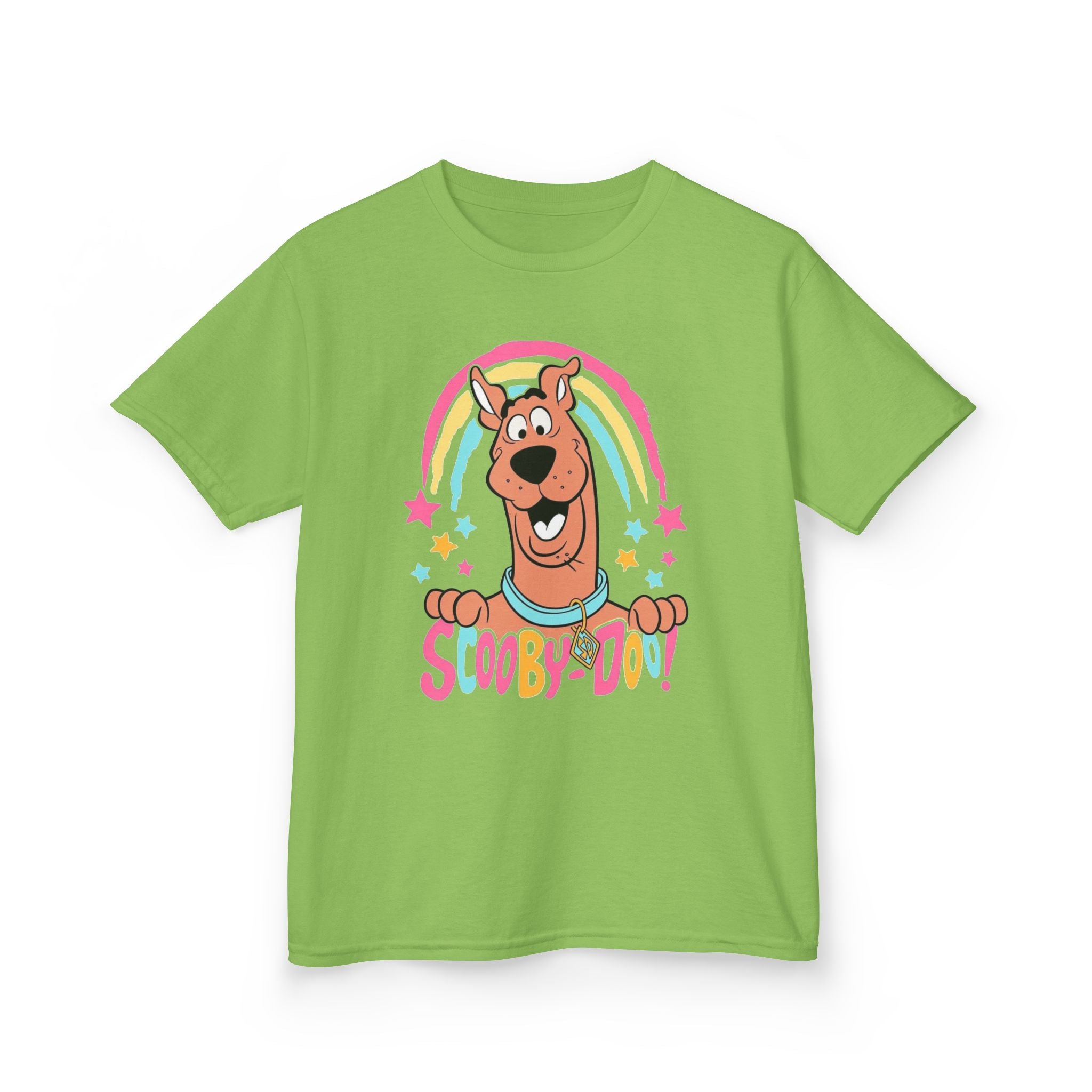 Scooby-Doo Kids T‑Shirt — Colorful Rainbow Cartoon Tee for Kids