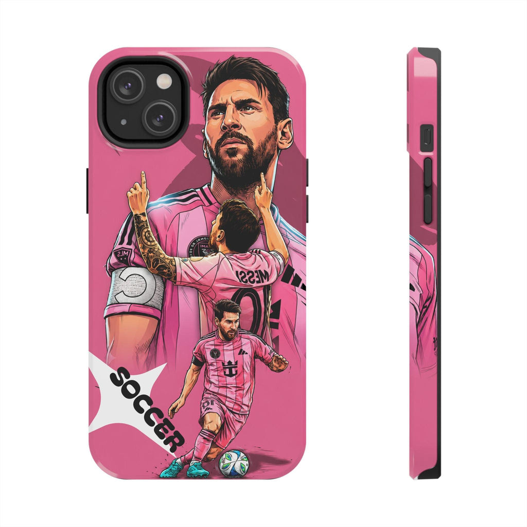 Soccer Star Tough Phone Case pink —  Argentina legend.