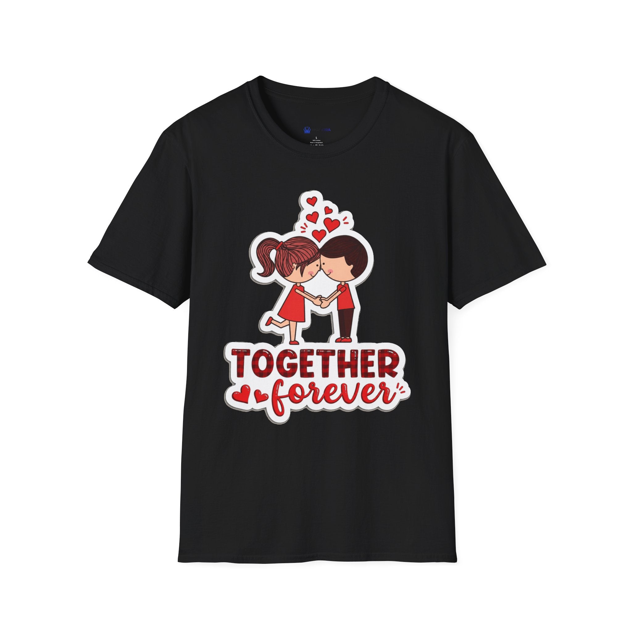 Together Forever Couple T-Shirt — Cute Kids-Style Valentine Tee