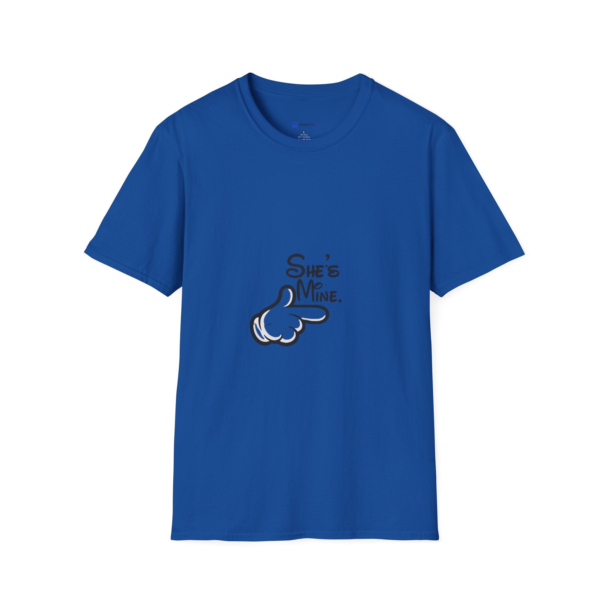 Couples Pointing 'She's Mine' T-Shirt