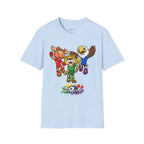 Kids Mascot Team T-Shirt — Cheerful Moose, Cheetah & Eagle Design