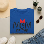 Mom of the Birthday Boy T-Shirt — Cute Minnie/Mickey Theme Disney Birthday Tee