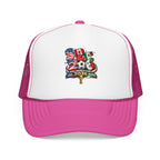 soccer cup 2026 Foam Trucker Hat — USA Soccer Patch Design