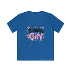 Kids Tee — ‘I Was 6 Now I’m 7’ Birthday Girl Cute Floral Design