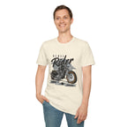 Rebel Rider Motorcycle T-Shirt — Vintage Biker Graphic Tee