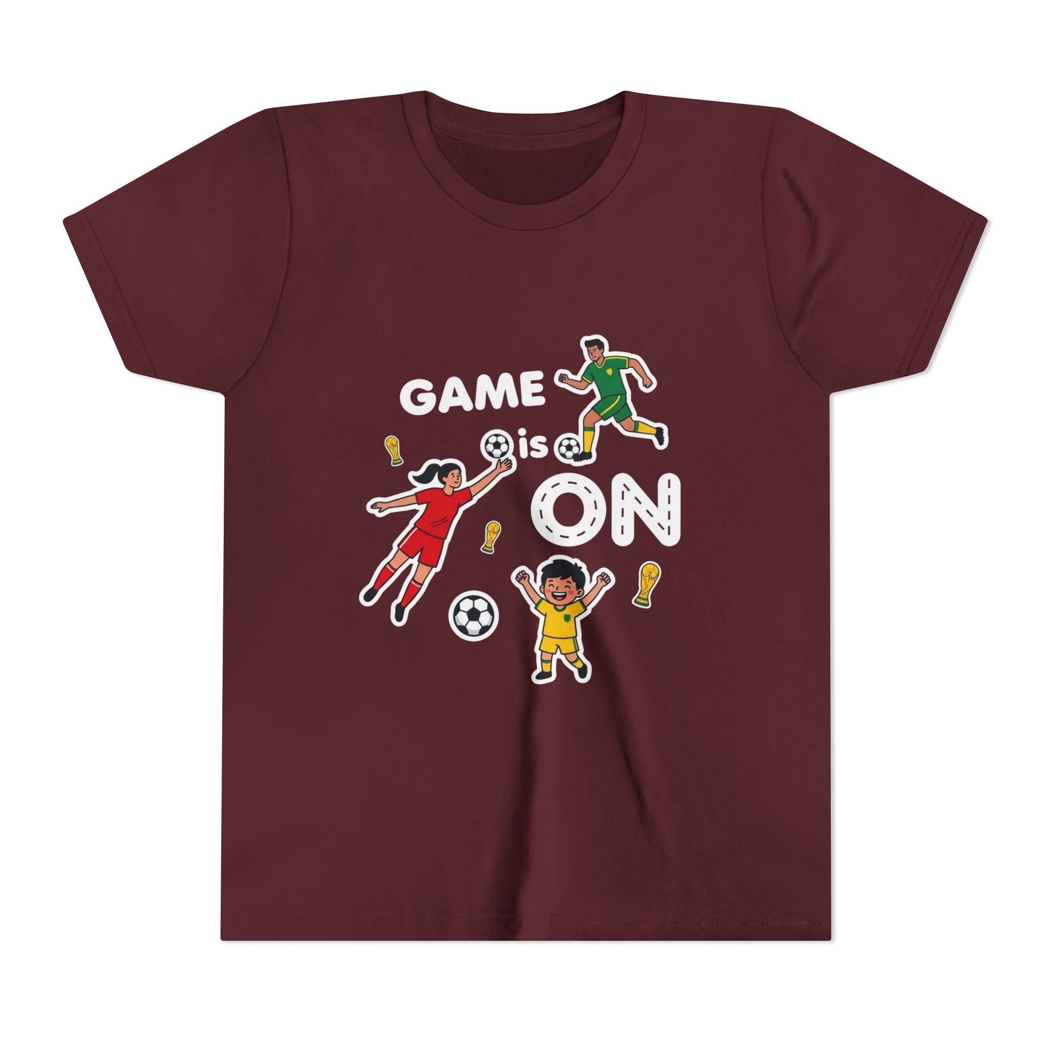 Kids Soccer Players T-Shirt 2026— Youth Football Team Tee