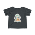 Baby 2nd Birthday Tee - Cute Bear in Car with Balloons Infant Shirt