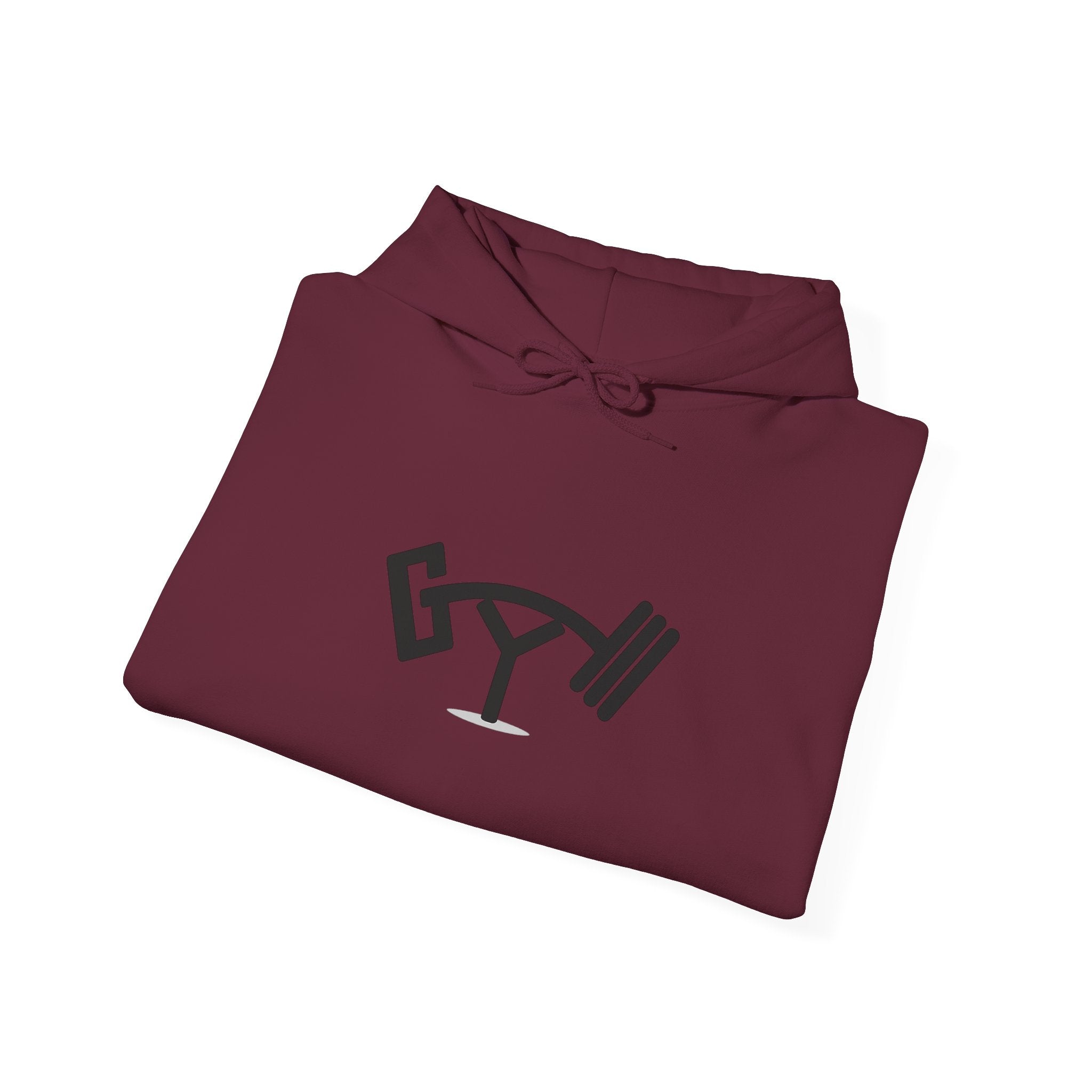 Barbell Martini Hoodie — Gym & Cocktail Fitness Pullover