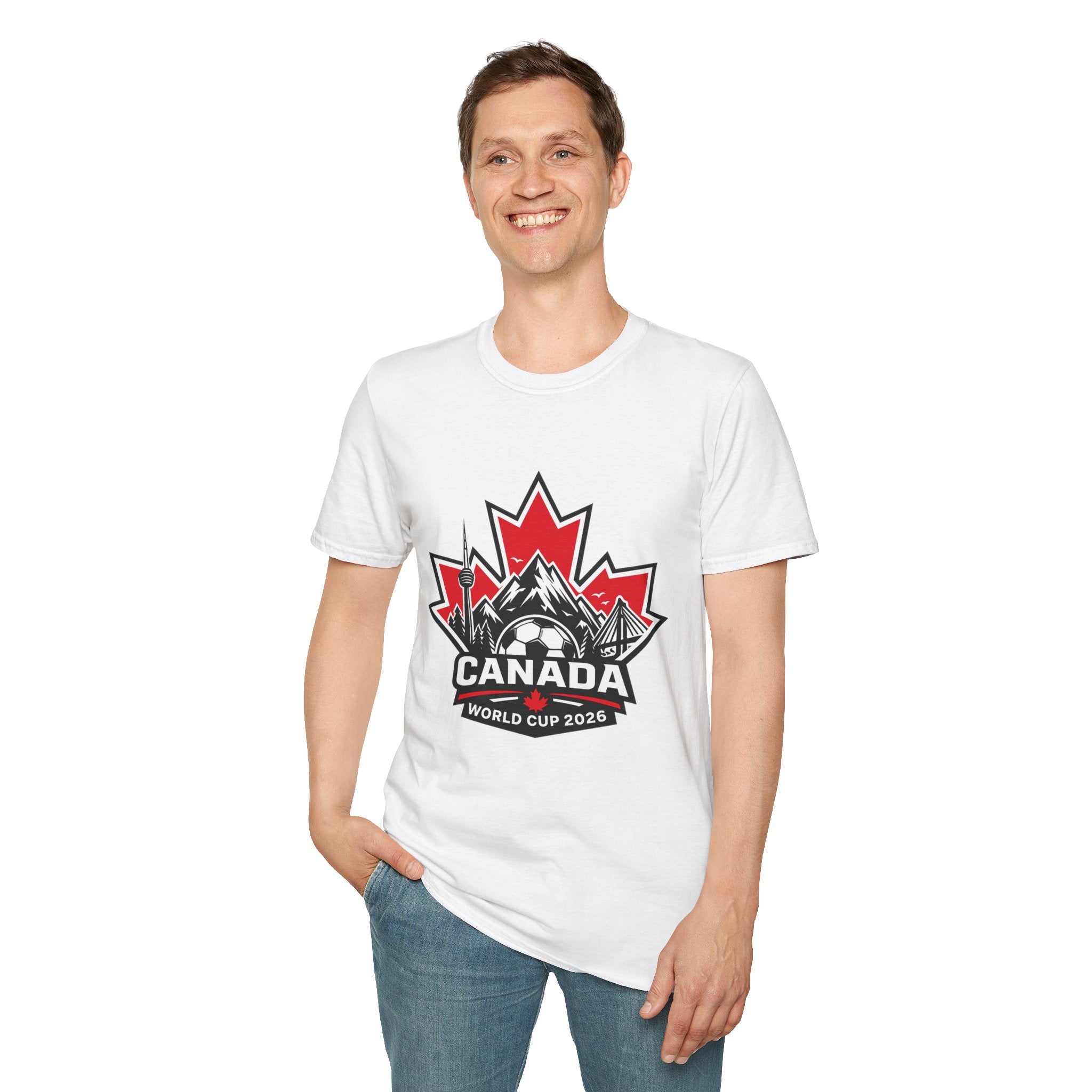 Canada soccer 2026 T‑Shirt — Maple Leaf Mountain Hockey Logo