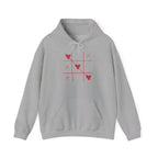 Valentine Hearts Hoodie — "I Only Have Eyes for You" Romantic Pullover.