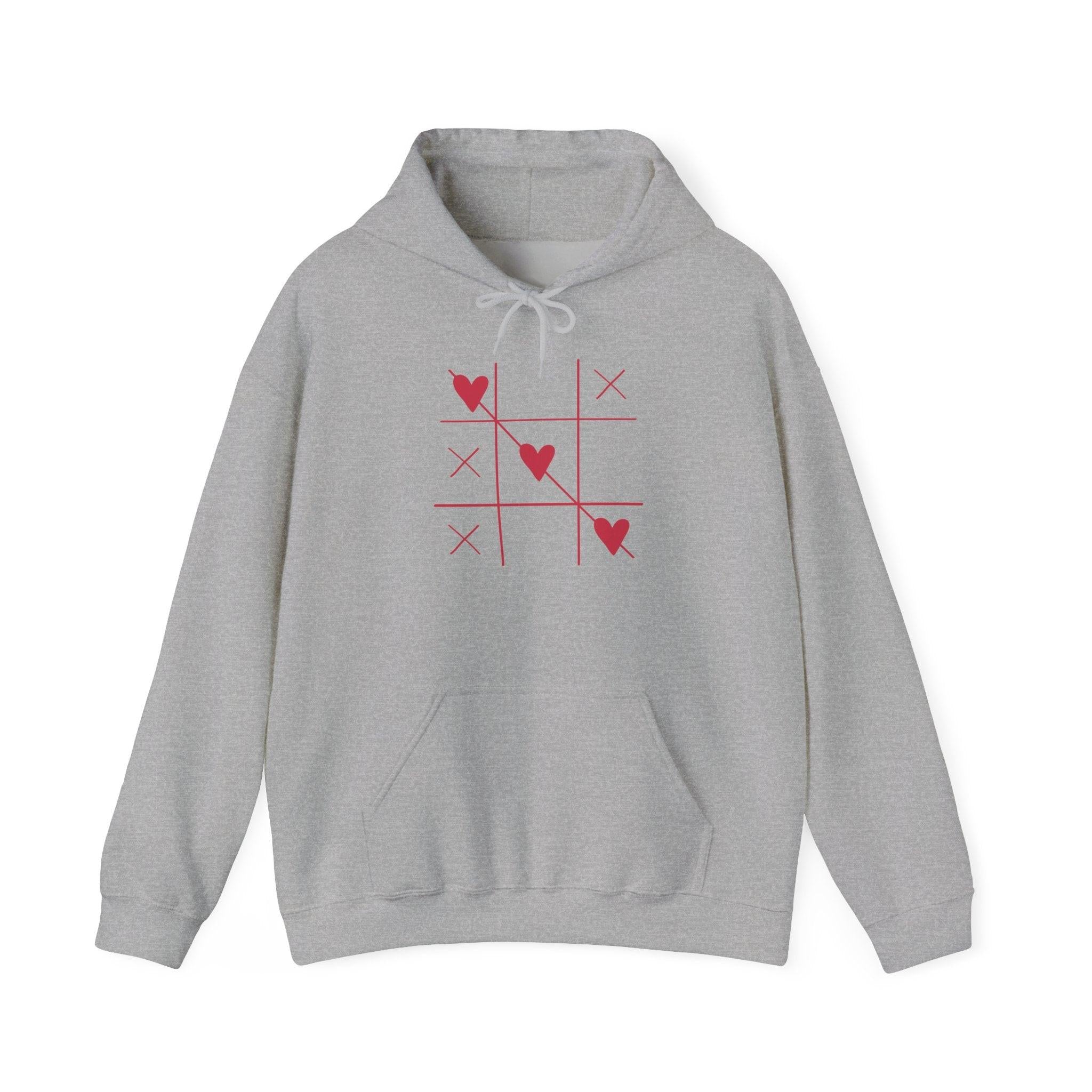 Valentine Hearts Hoodie — "I Only Have Eyes for You" Romantic Pullover.