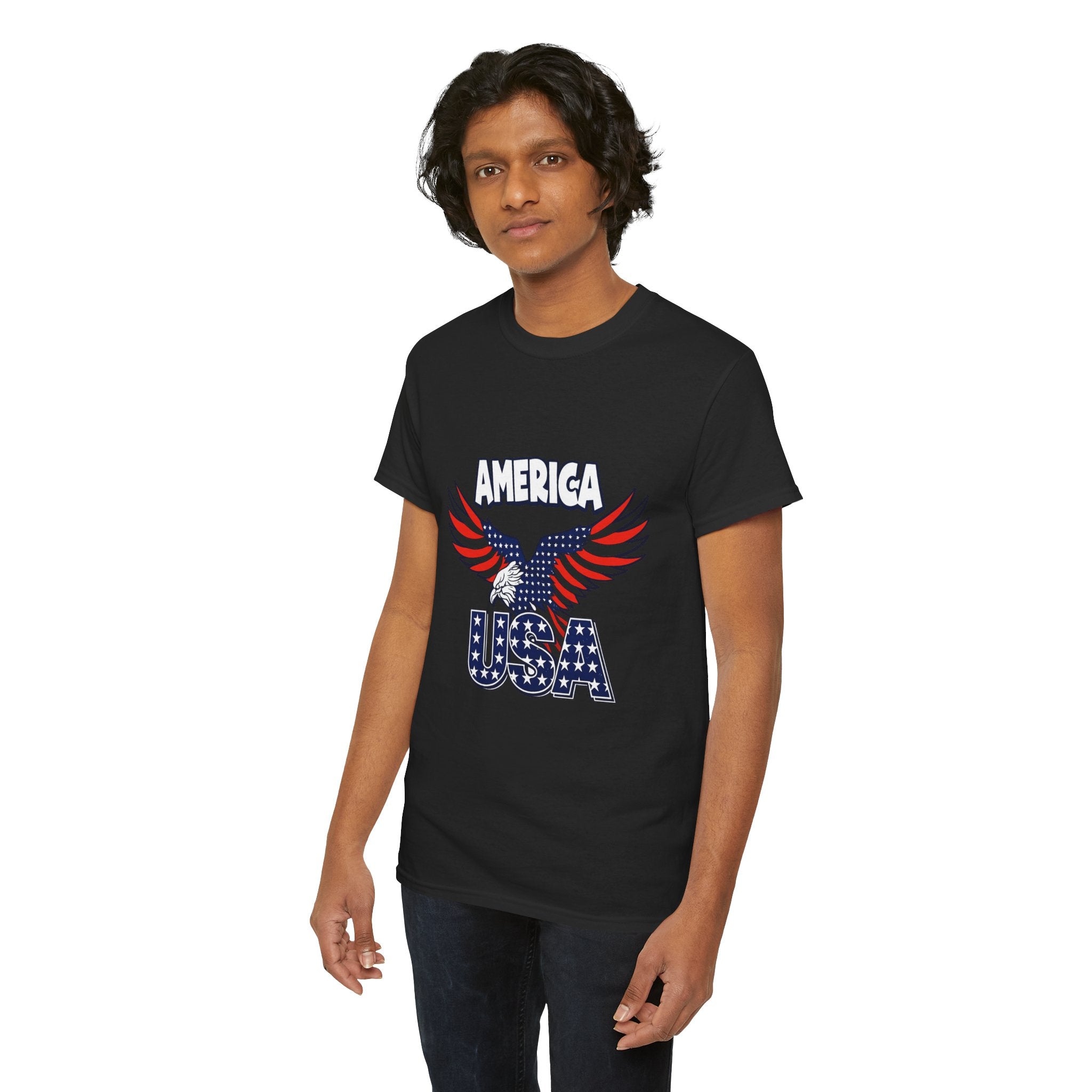 USA Eagle T-Shirt – America Patriotic Graphic Tee for 4th of July