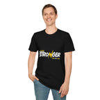 We Are Stronger Lightning Tee — Inspirational Graphic T-Shirt