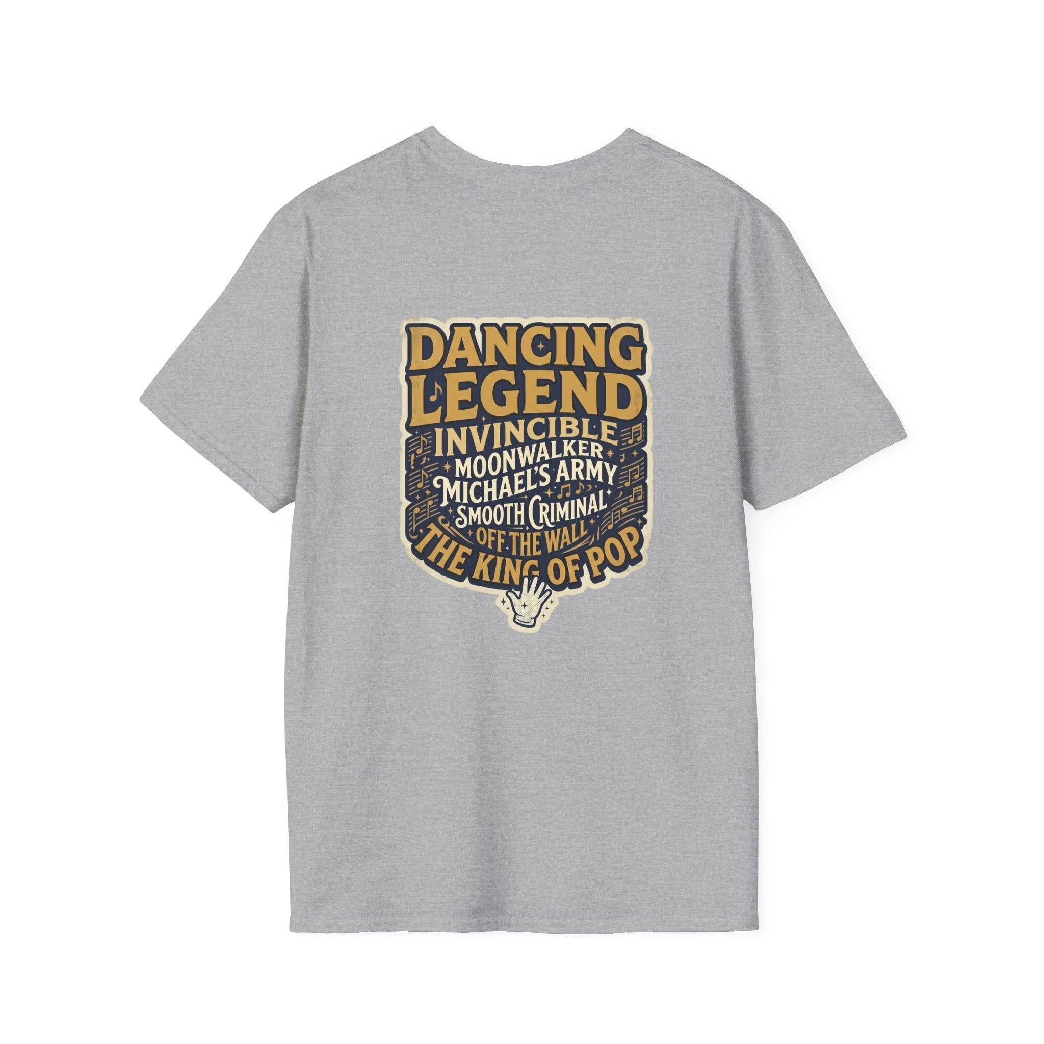 Dancing Legend T-Shirt — "The King of Pop" Retro Michael Tribute.