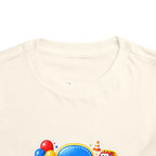 Toddler Birthday Tee — "3" Race Car Happy Birthday Shirt