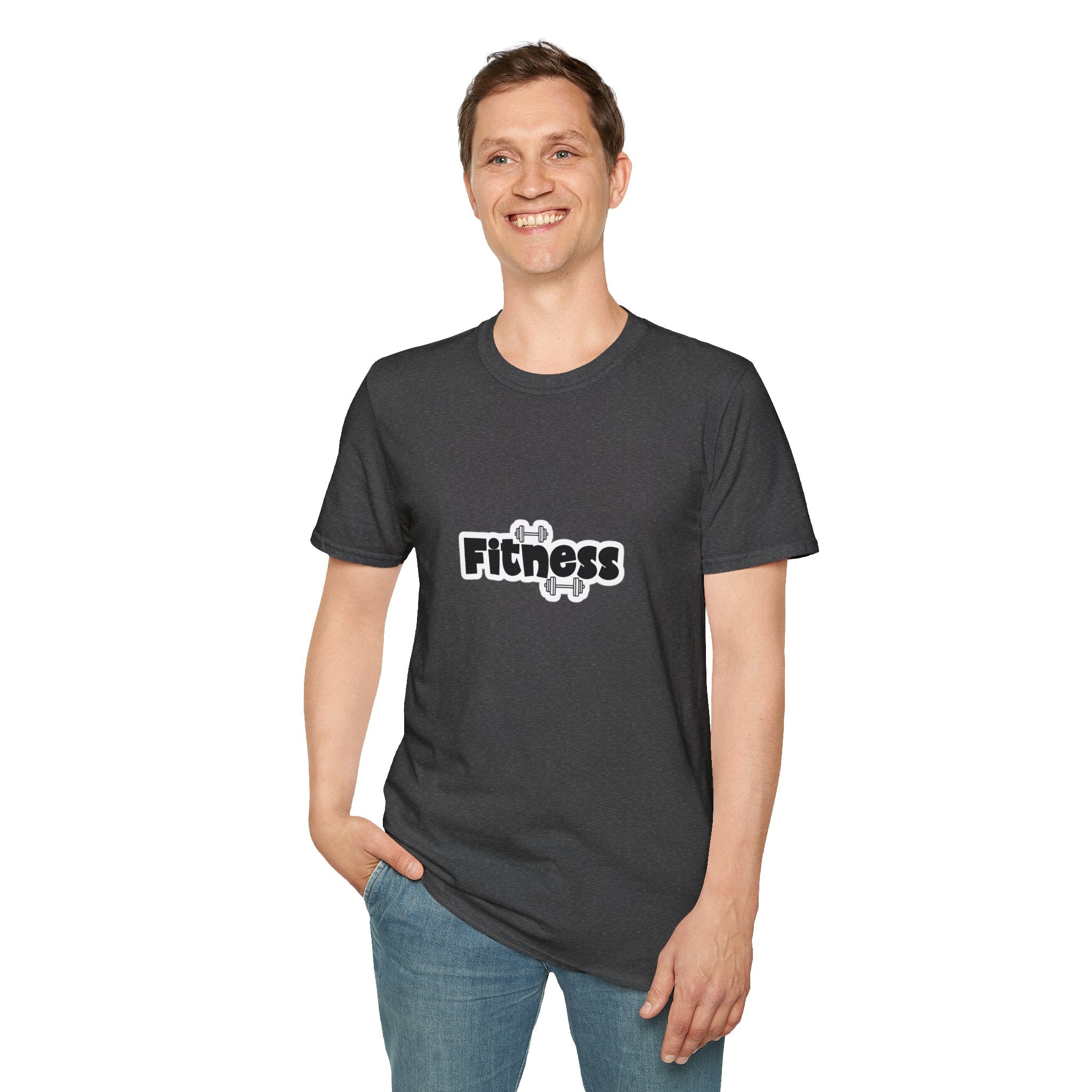 Fitness Graphic T-Shirt — Dumbbell Workout Tee for Gym Lovers