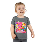 2nd Birthday Toddler T-Shirt — Cute Giraffe "Happy Birthday" Design