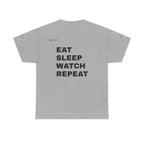 World Cup 2026 Energy Soccer Tee — "EAT SLEEP WATCH REPEAT" Fans Inspired.