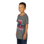 Spider Hero "Happy Birthday" Youth Tee