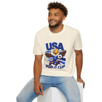 USA  Soccer T-Shirt — Eagle Mascot Graphic