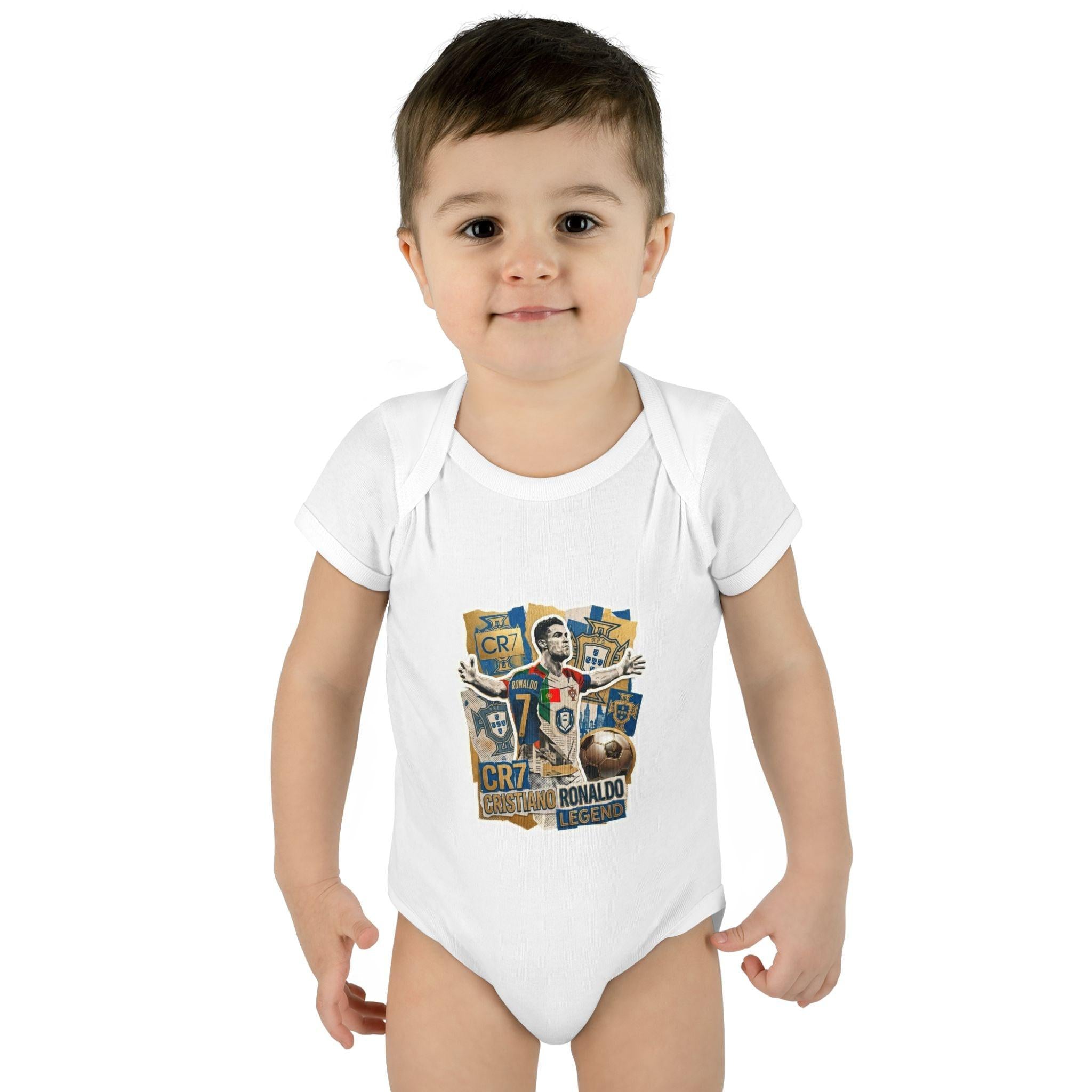 CR7 Fan Inspired Baby Bodysuit — World Cup 2026 Infant One-Piece.